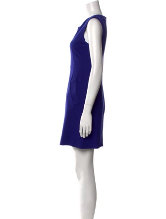 Diane von Furstenberg Scoop Neck Mini Dress
