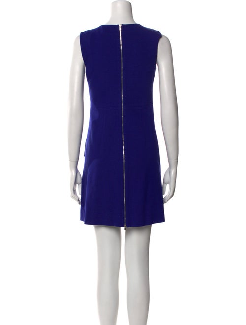 Diane von Furstenberg Scoop Neck Mini Dress