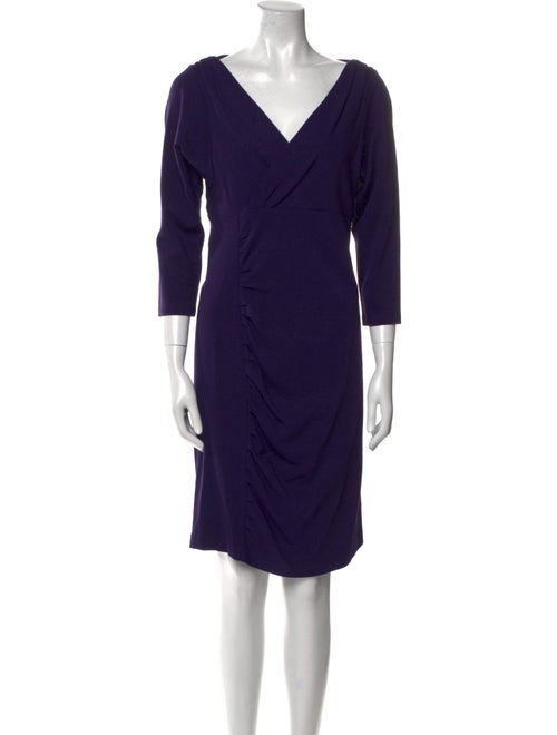 Diane von Furstenberg V-Neck Long Dress