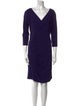 Diane von Furstenberg V-Neck Long Dress