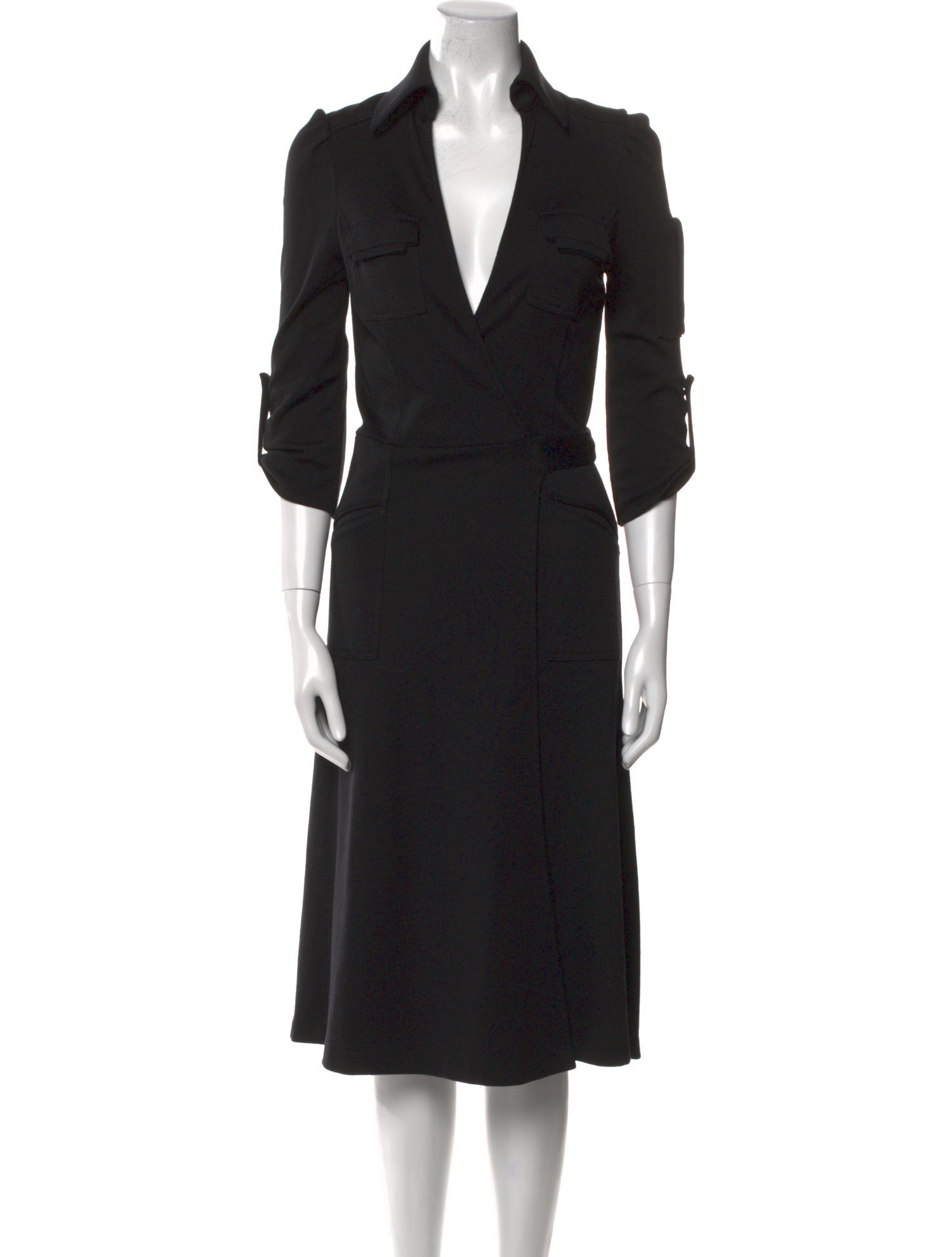 Diane von Furstenberg Wool Midi Length Dress