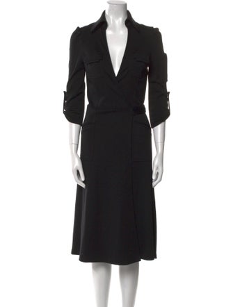 Diane von Furstenberg Wool Midi Length Dress