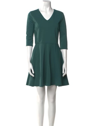 Diane von Furstenberg V-Neck Mini Dress