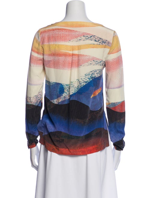 Diane von Furstenberg Silk Printed Blouse