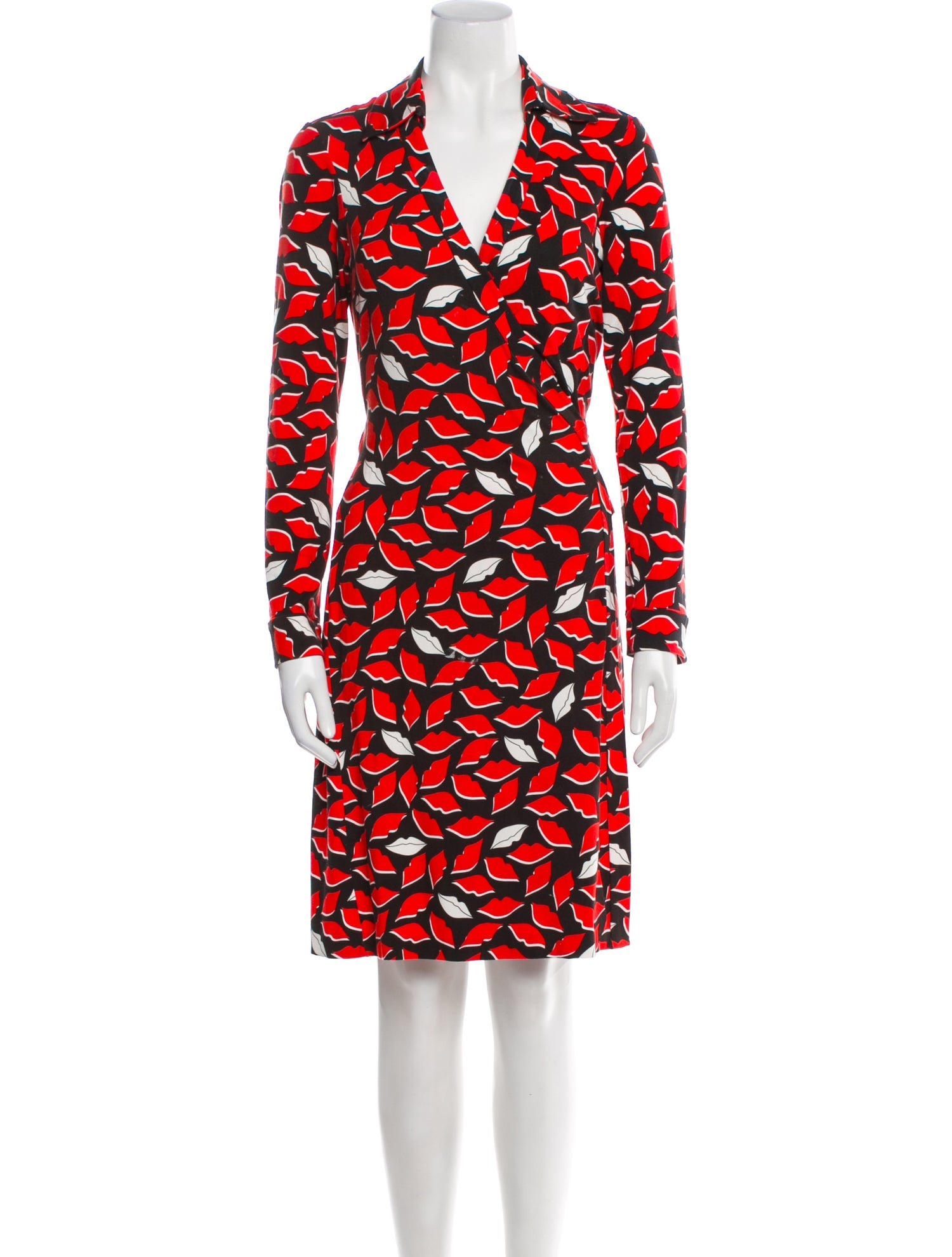 Diane von Furstenberg Printed Knee-Length Dress