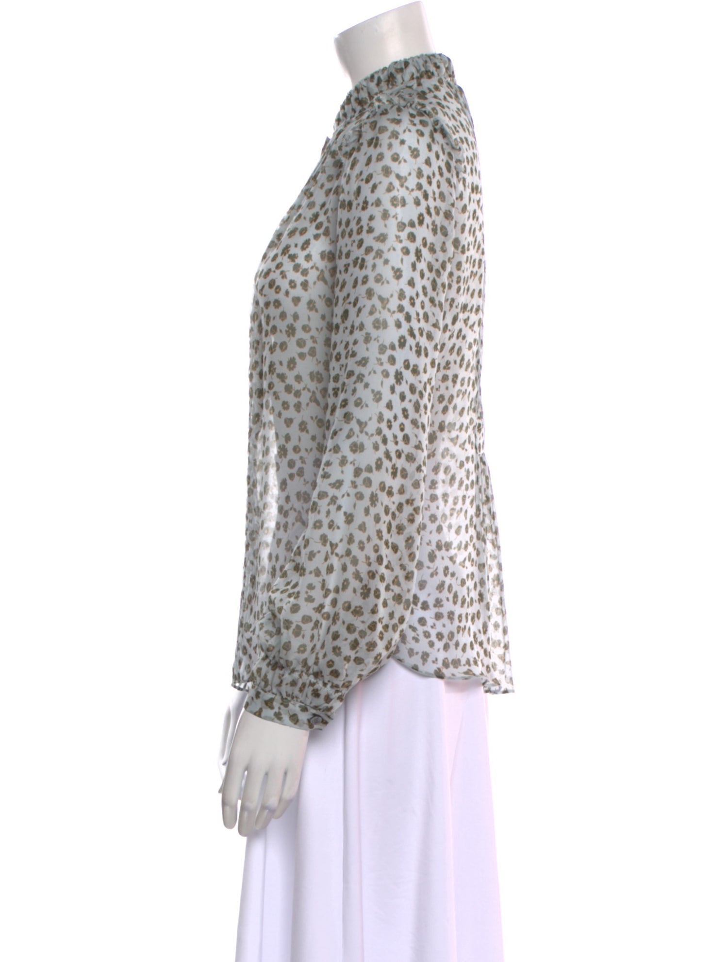 Diane von Furstenberg Silk Printed Blouse