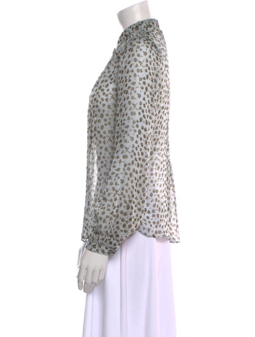 Diane von Furstenberg Silk Printed Blouse