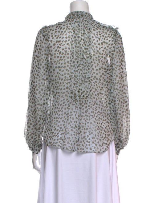 Diane von Furstenberg Silk Printed Blouse