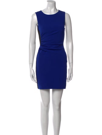 Diane von Furstenberg Crew Neck Mini Dress