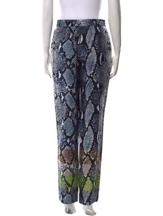 Diane von Furstenberg Silk Straight Leg Pants