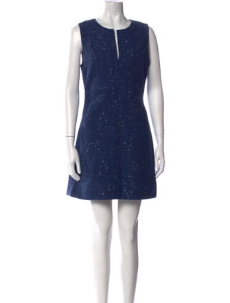 Diane von Furstenberg V-Neck Mini Dress
