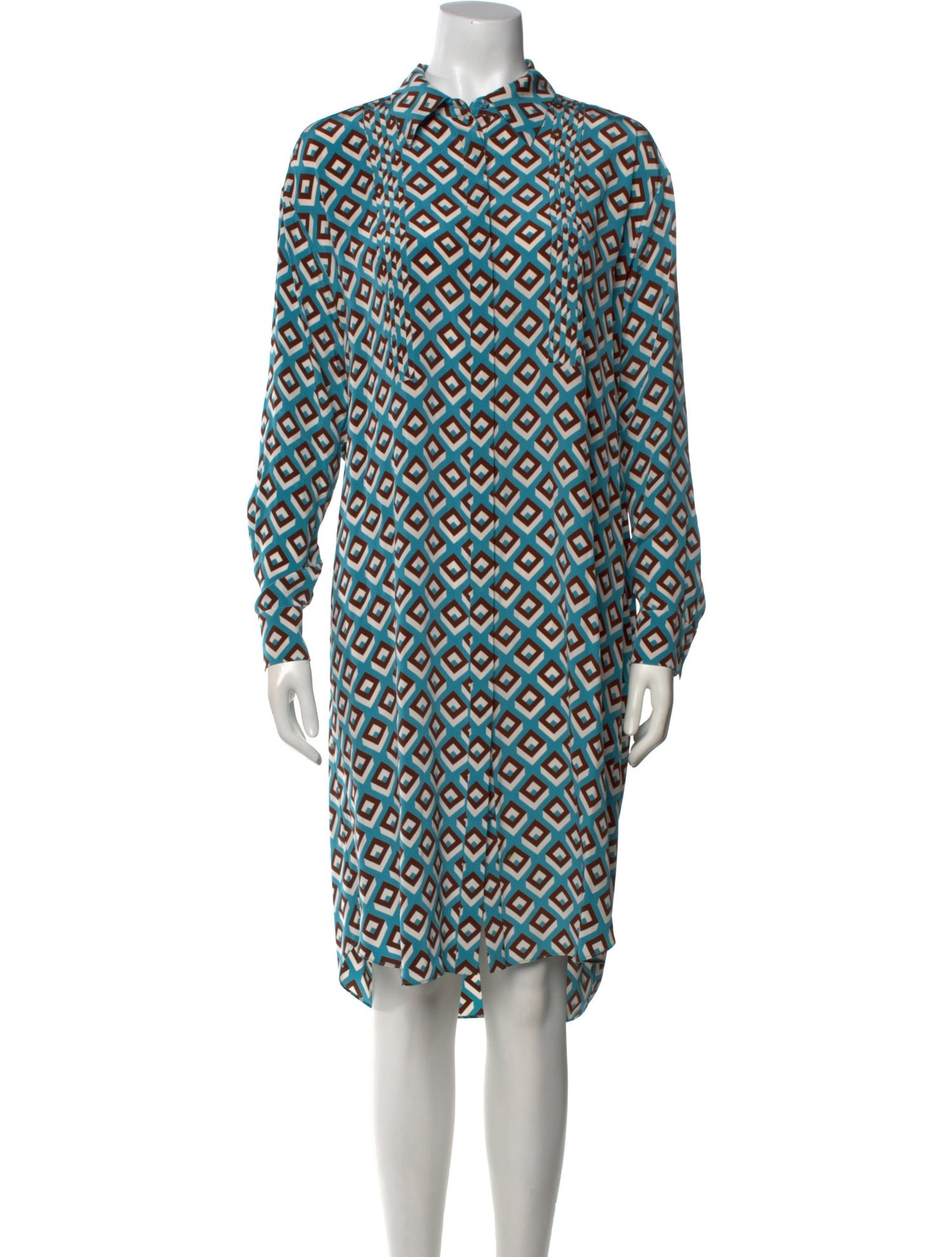 Diane von Furstenberg Printed Midi Length Dress