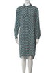 Diane von Furstenberg Printed Midi Length Dress