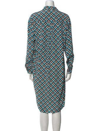 Diane von Furstenberg Printed Midi Length Dress