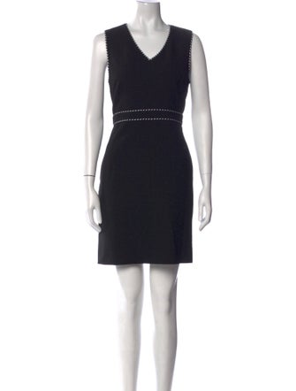 Diane von Furstenberg V-Neck Mini Dress