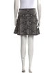 Diane von Furstenberg Animal Print Mini Skirt