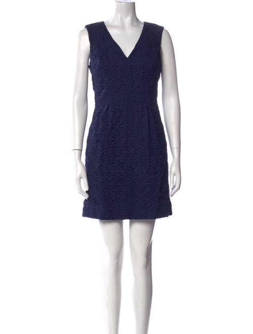 Diane von Furstenberg V-Neck Mini Dress