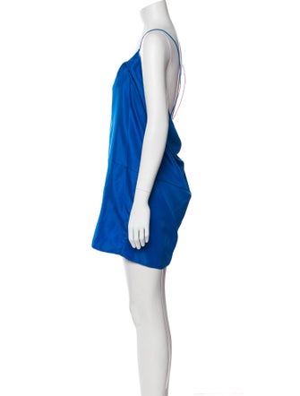 Diane von Furstenberg Scoop Neck Mini Dress