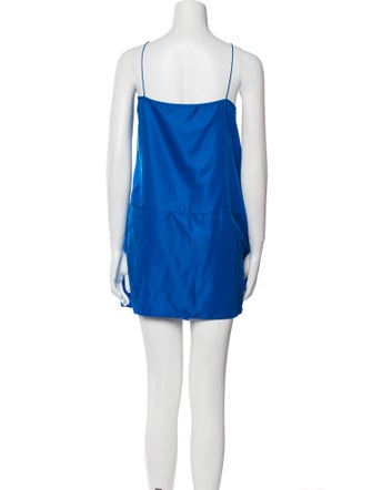 Diane von Furstenberg Scoop Neck Mini Dress