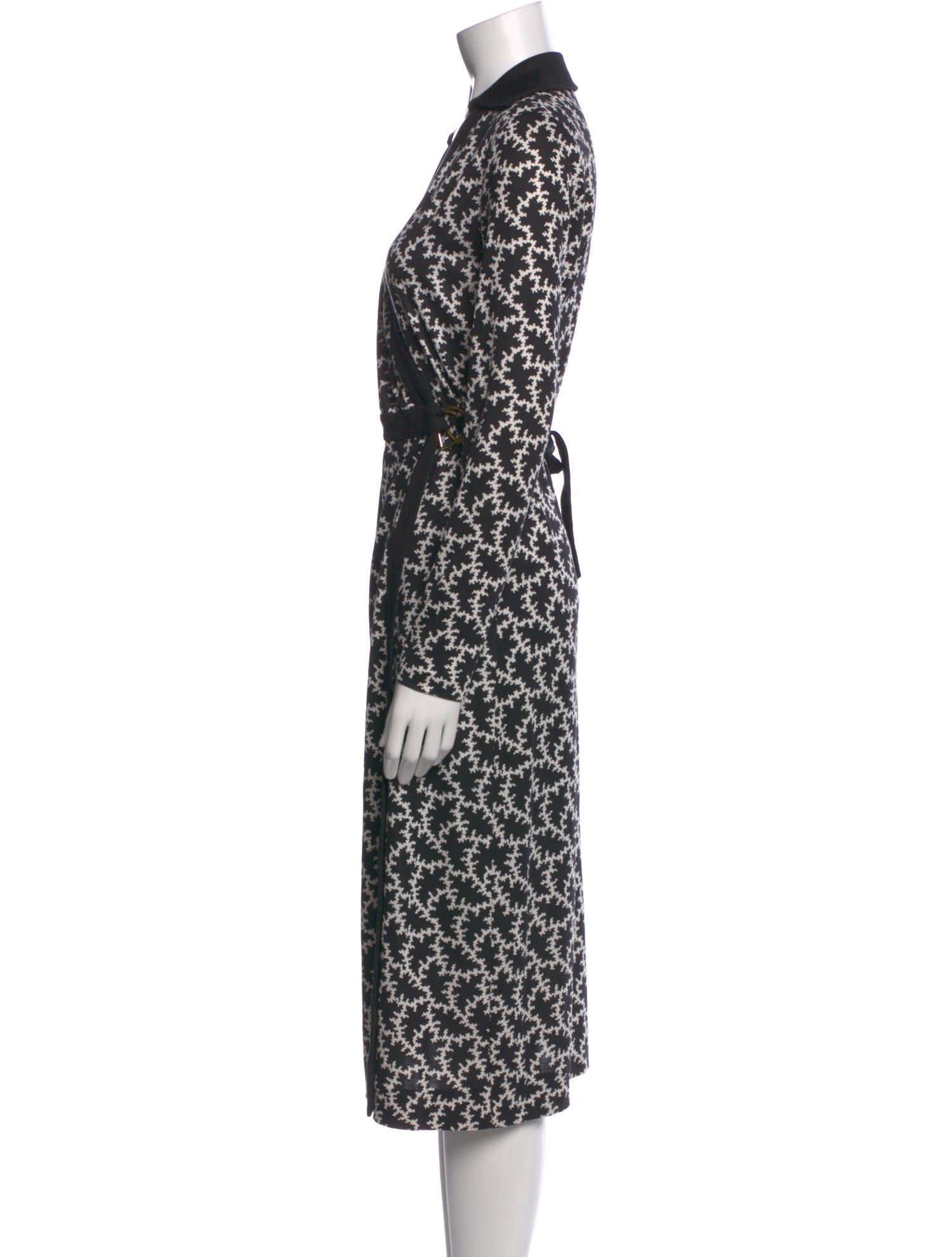 Diane von Furstenberg Silk Midi Length Dress