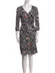 Diane von Furstenberg Silk Knee-Length Dress