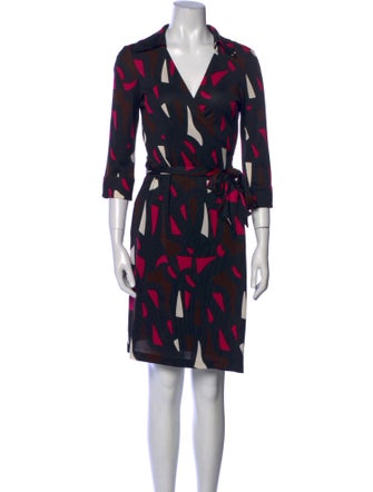 Diane von Furstenberg Silk Knee-Length Dress