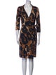 Diane von Furstenberg Silk Knee-Length Dress