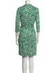 Diane von Furstenberg Printed Knee-Length Dress