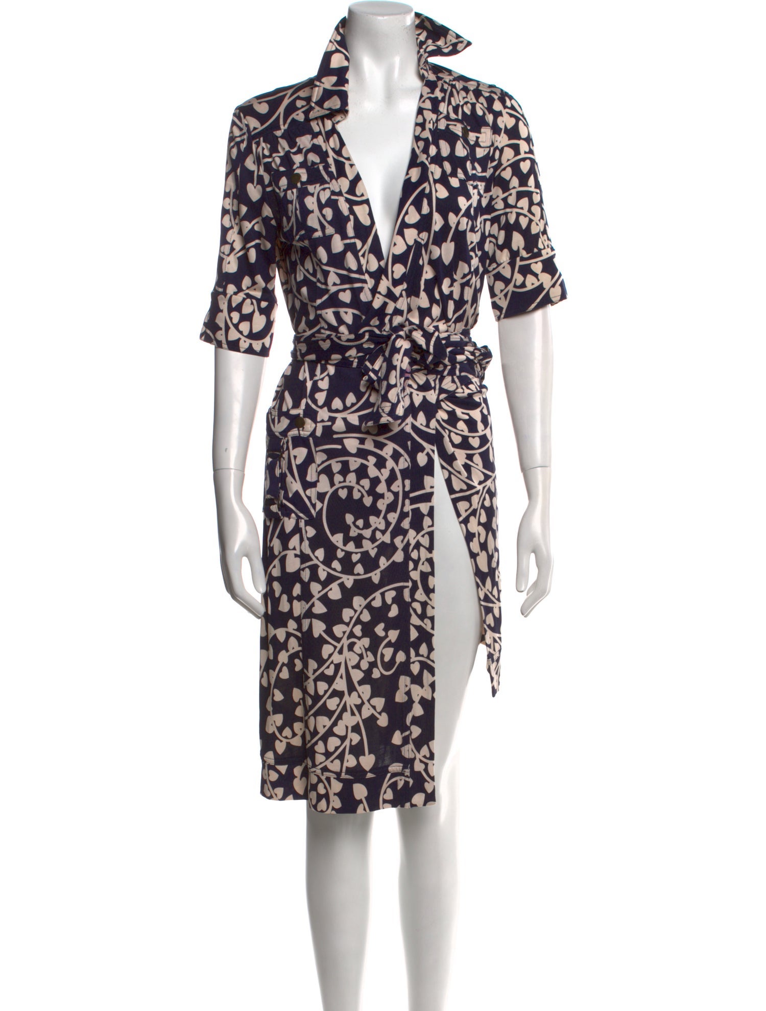 Diane von Furstenberg Silk Knee-Length Dress