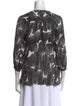 Diane von Furstenberg Silk Printed Blouse