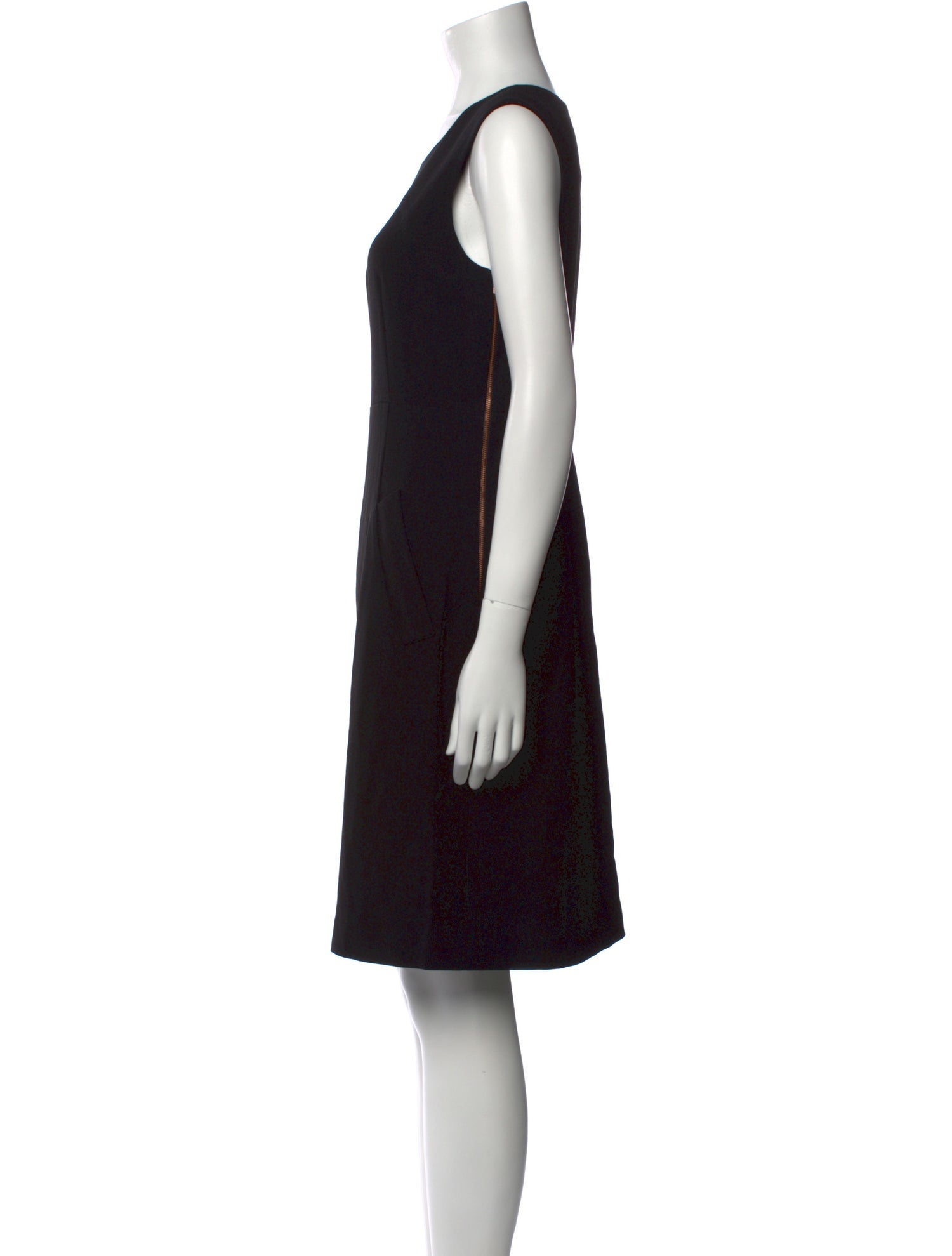 Diane von Furstenberg Scoop Neck Knee-Length Dress