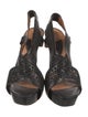 Diane von Furstenberg Leather Slingback Sandals