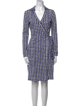 Diane von Furstenberg Printed Knee-Length Dress