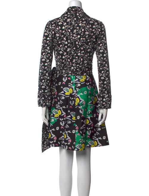 Diane von Furstenberg Floral Print Mini Dress