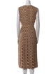 Diane von Furstenberg Printed Midi Length Dress