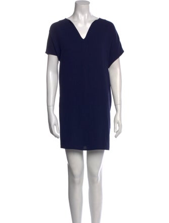 Diane von Furstenberg V-Neck Knee-Length Dress
