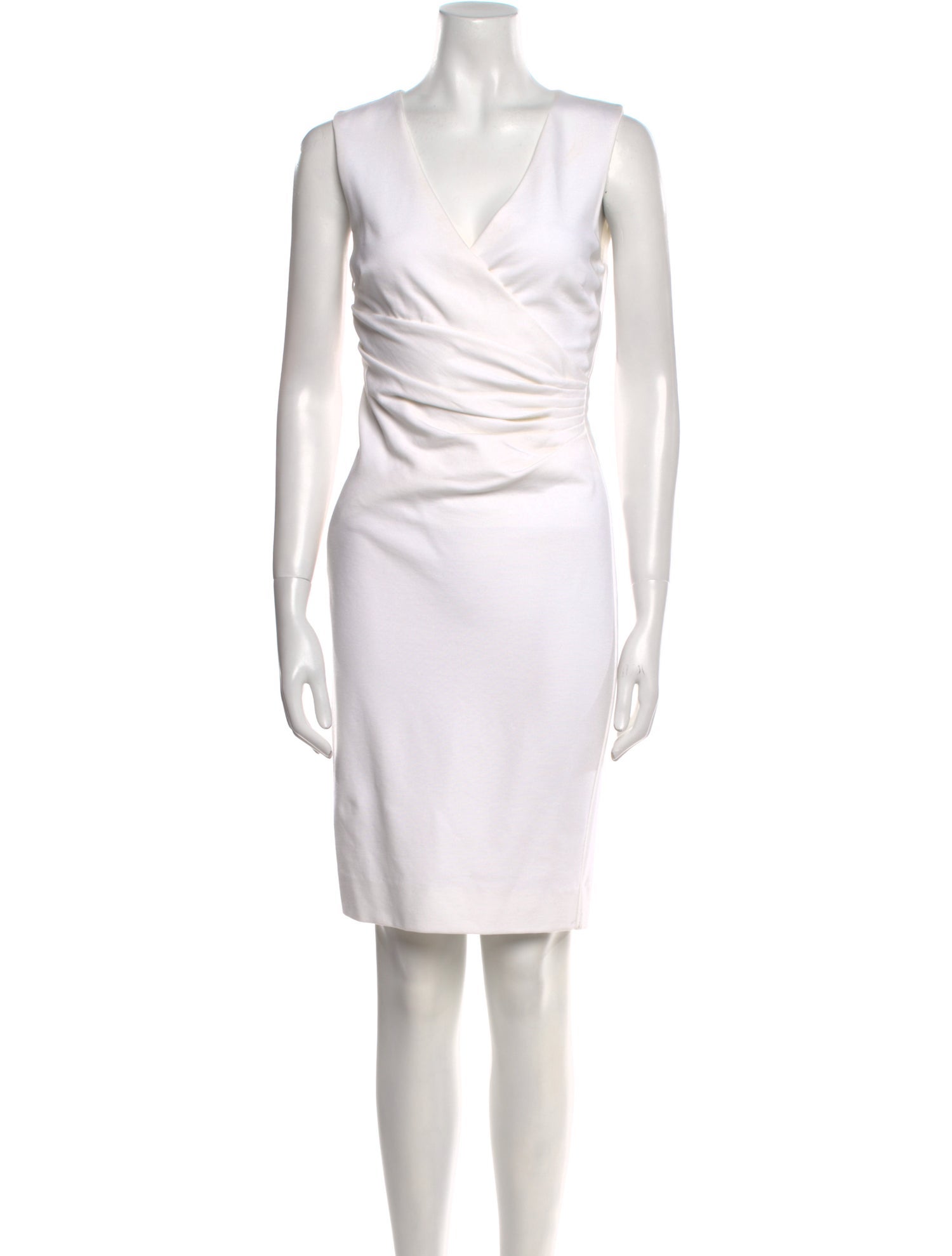 Diane von Furstenberg V-Neck Knee-Length Dress