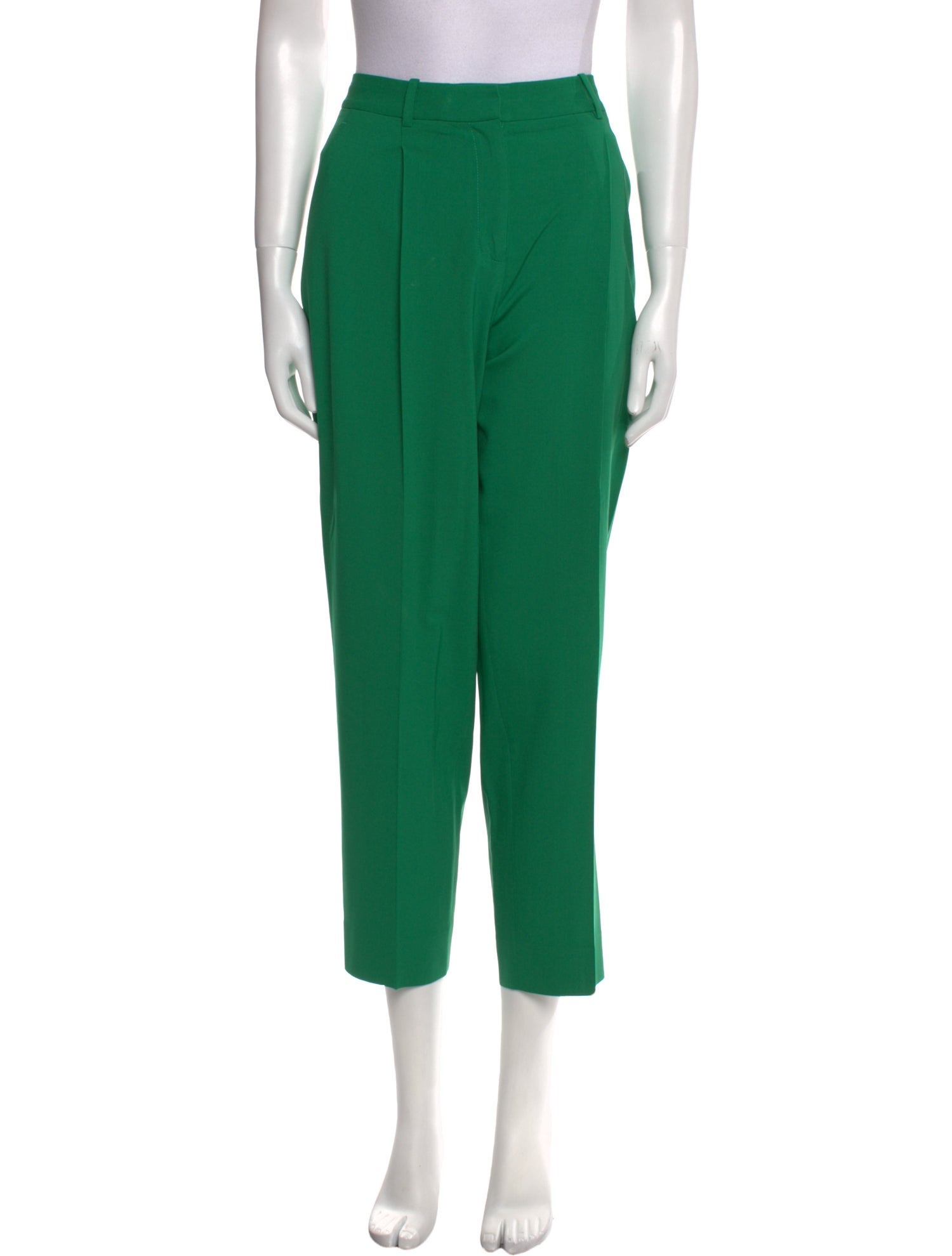 Diane von Furstenberg Wool Straight Leg Pants