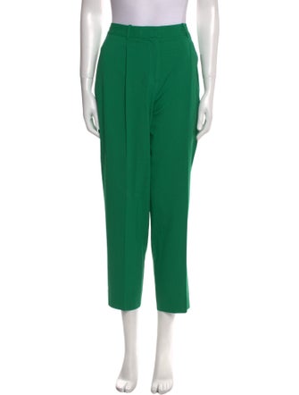 Diane von Furstenberg Wool Straight Leg Pants