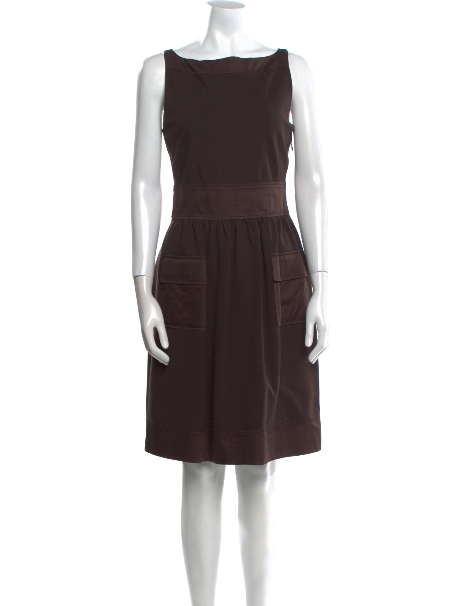 Diane von Furstenberg Bateau Neckline Knee-Length Dress