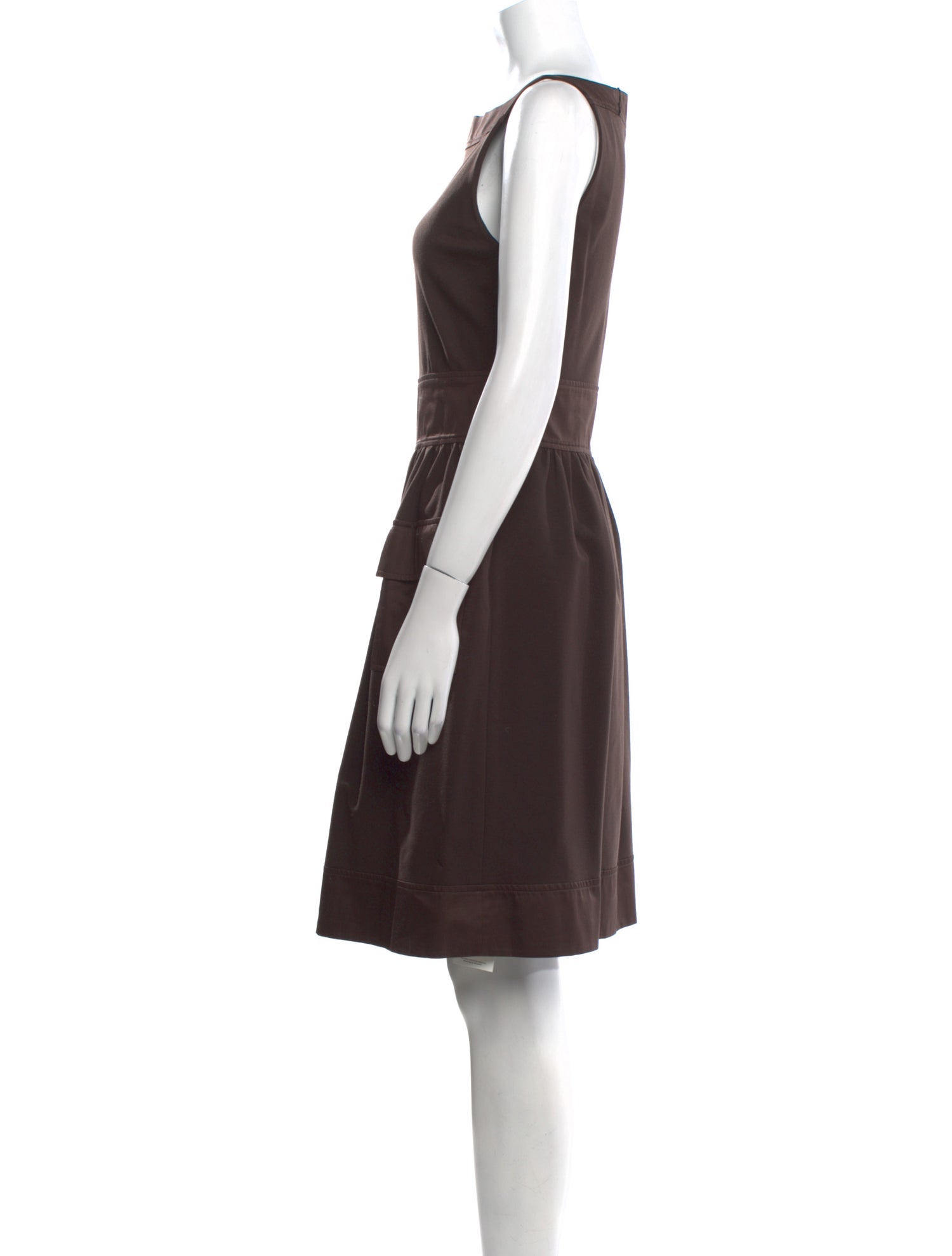 Diane von Furstenberg Bateau Neckline Knee-Length Dress