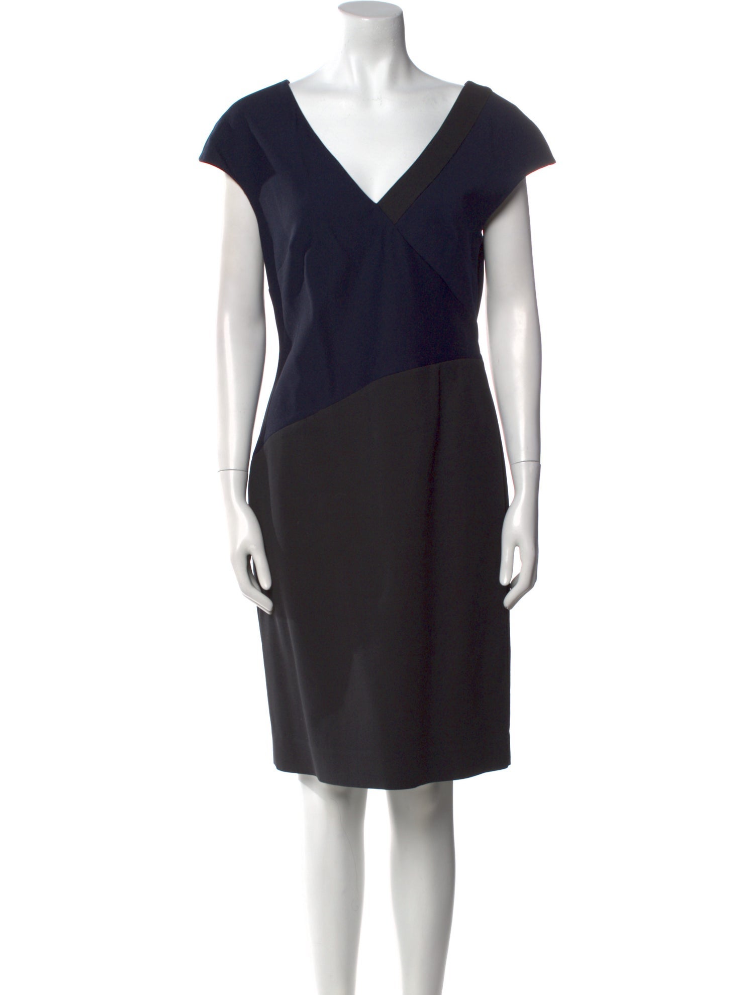 Diane von Furstenberg V-Neck Knee-Length Dress