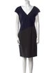 Diane von Furstenberg V-Neck Knee-Length Dress