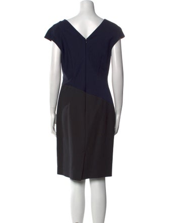 Diane von Furstenberg V-Neck Knee-Length Dress