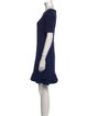 Diane von Furstenberg Bateau Neckline Mini Dress