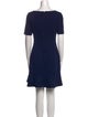 Diane von Furstenberg Bateau Neckline Mini Dress