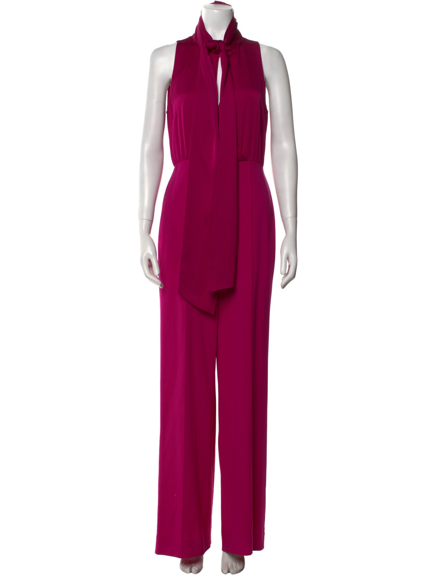 Diane von Furstenberg Tie Neck Jumpsuit
