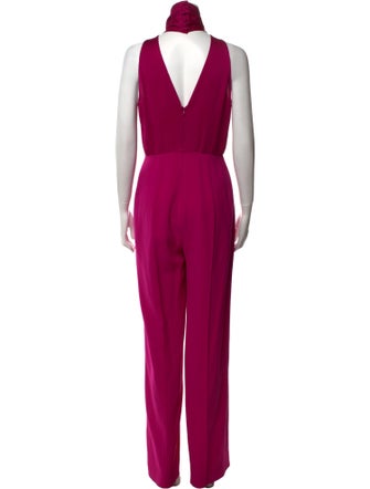 Diane von Furstenberg Tie Neck Jumpsuit