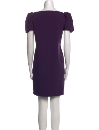 Diane von Furstenberg Bateau Neckline Mini Dress