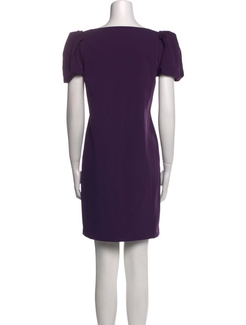 Diane von Furstenberg Bateau Neckline Mini Dress